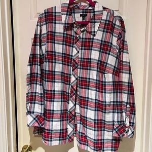 Christmas Plaid with Metallic Stripe